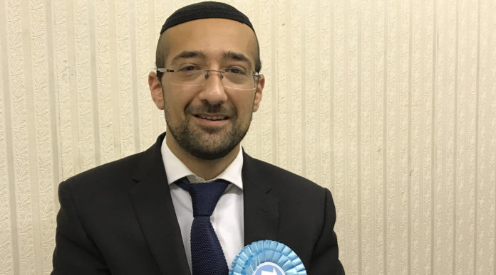 Yosef David says his Brexit Party is a "safe and friendly place" for Jews despite racism allegations. (Courtesy of David)