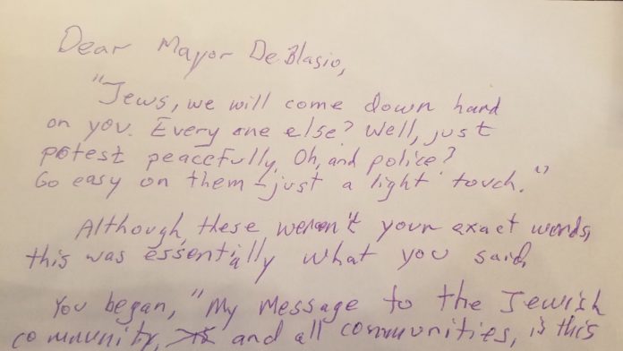 An Open Letter to Mayor De Blasio from a Reader 1