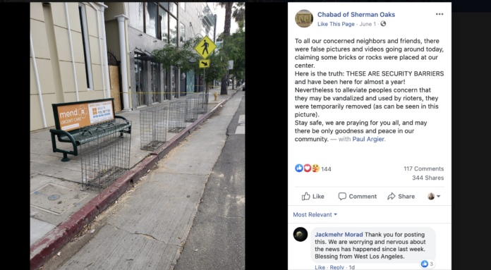 Rumor That A Los Angeles Chabad Is Fueling Antifa Gets Brief White House Amplification