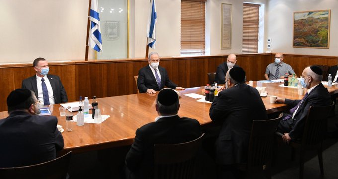 Chareidi MKs Meet With PM Netanyahu Over Discrimination And Police Brutality 1