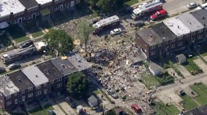 Explosion Levels Baltimore Homes; 1 Dead, 1 Trapped 1